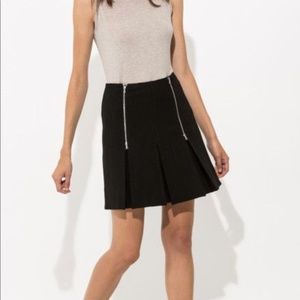 Kit and Ace Elina black zip up skirt size 2